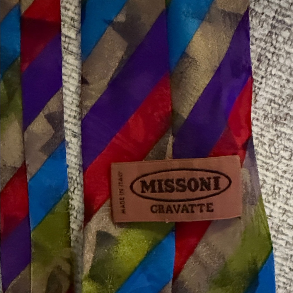 Missoni Vibrant Striped Men's Tie